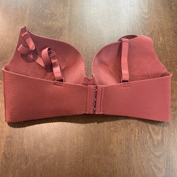STRM LINE Push Up Wire free Bra Women's Size 38C Rust Adjustable Style: LY591125 - Picture 7 of 11